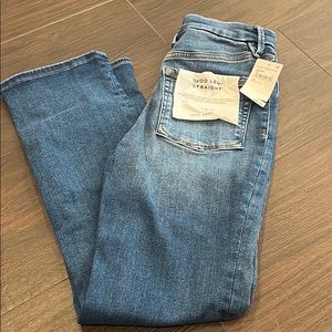 Good American straight leg denim